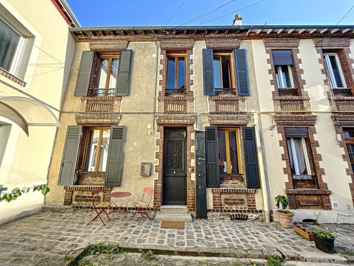 Maison De Ville - Paris En 15 Mn ! - 4 Pers- 1 Bebe - Vintage & Music ! Groslay Bagian luar foto